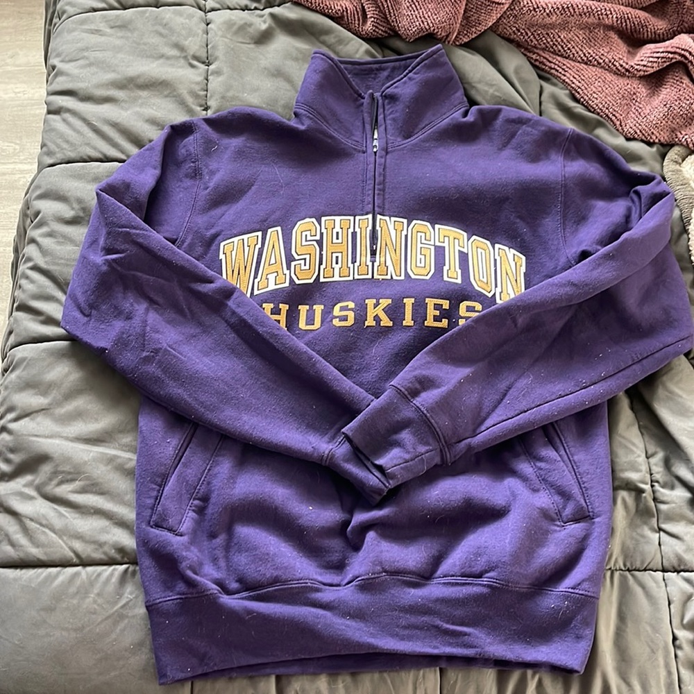 university of washington huskies 1/4 zip